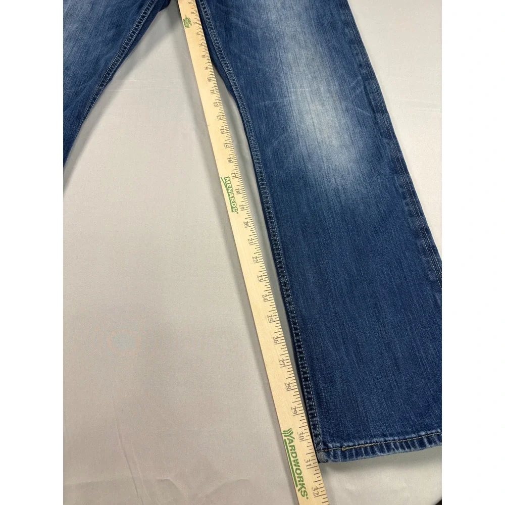 Levi's 514 Straight Fit Blue‎ Denim Jeans Mens 40x32 Medium Wash 00514-0406